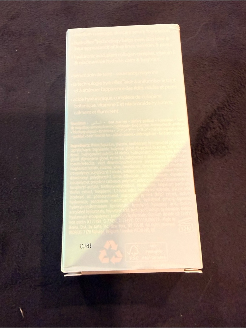 tarte SEA Hydroflex Serum Foundation 42S Tan Sand - Mint Teal Bottle - Picture 3 of 6